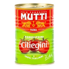 Томаты черри в томатном соке, Mutti (400 г)